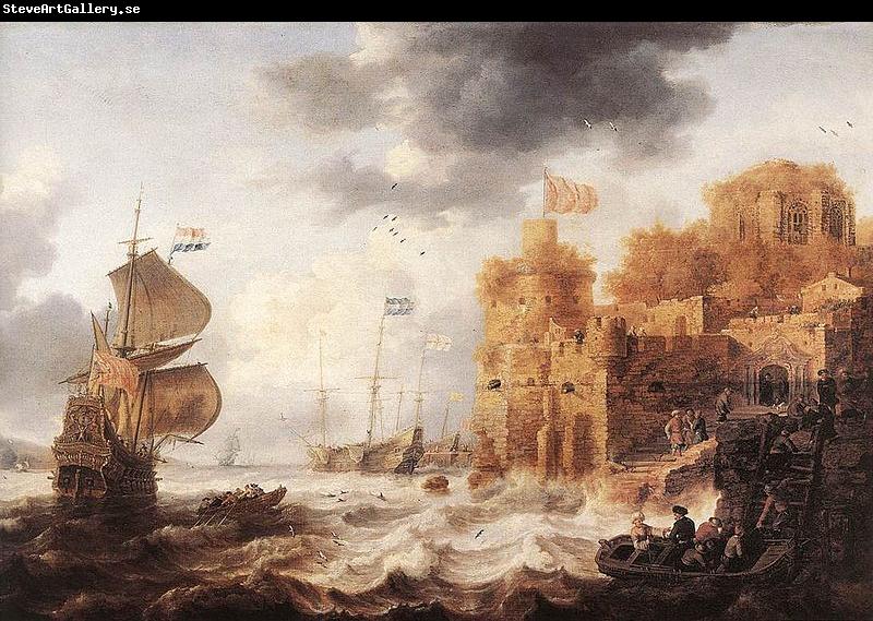 Bonaventura Peeters An Oriental Harbour